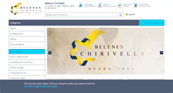 Desktop Screenshot of beleneschirivella.com